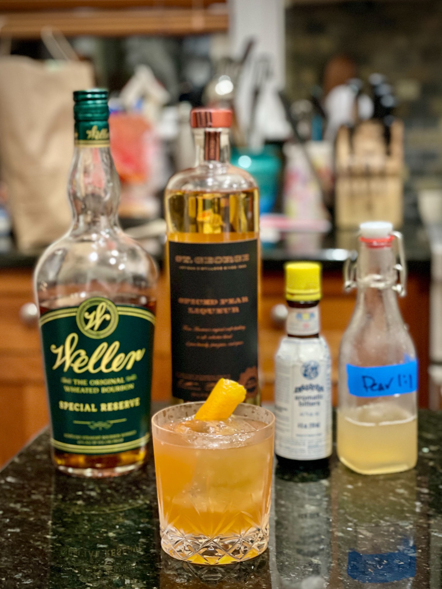 Spiced Pear Old-fashioned